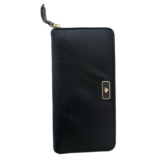 kate spade Handbags - Kate Spade Black Nylon‎ Zip Around Wallet